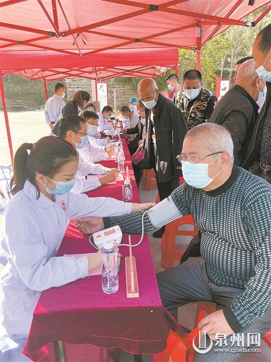 洛陽鎮陳埭頭村在老兵家門口提供免費診療服務
