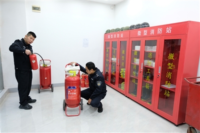 鳳里街道建起一個微型消防站 提升處置突發(fā)事故能力